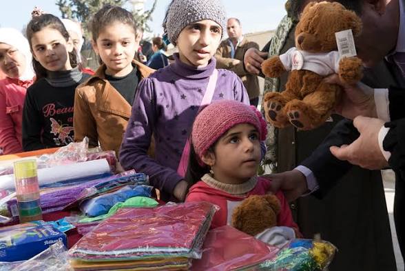 Distribution of winter supplies in Ukraine