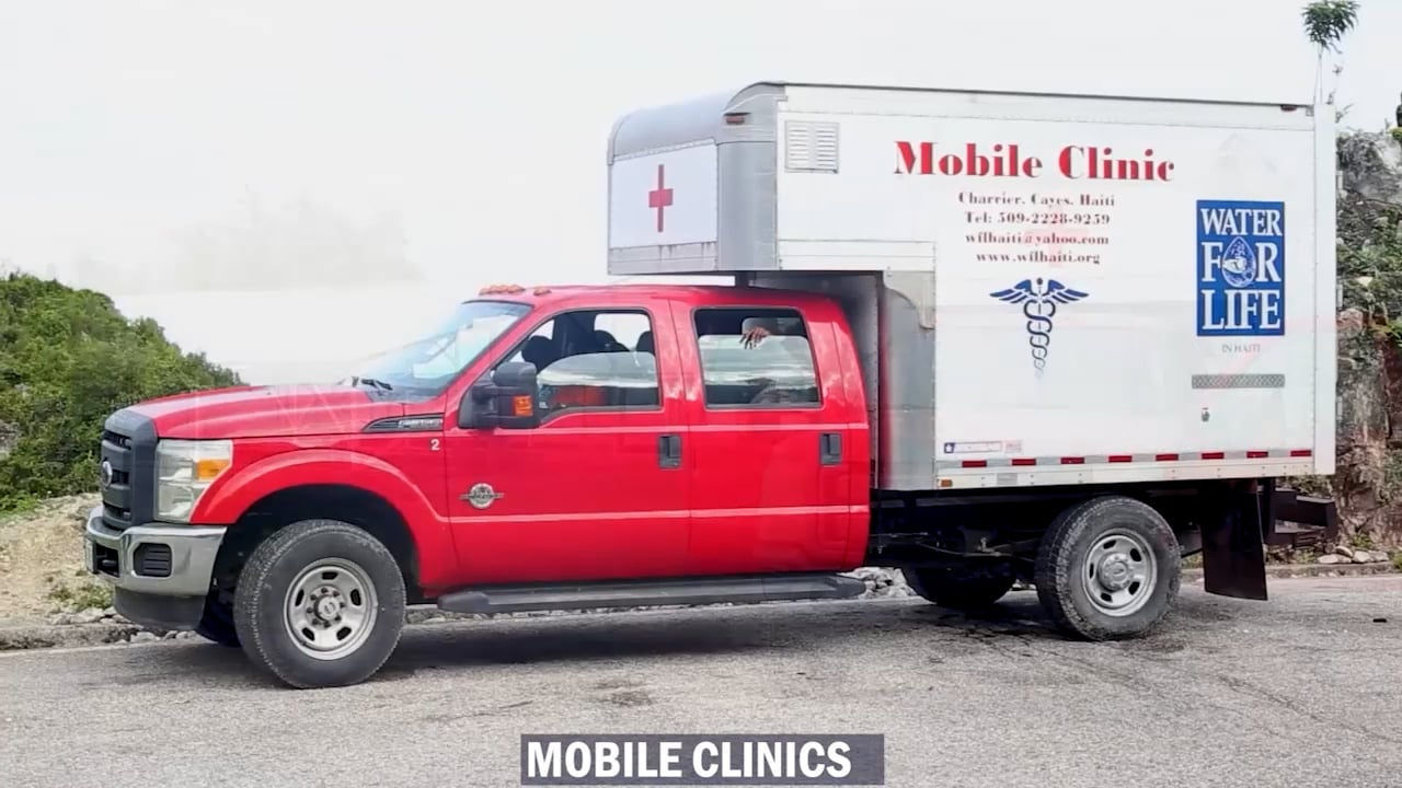 Mobile clinic in Haiti